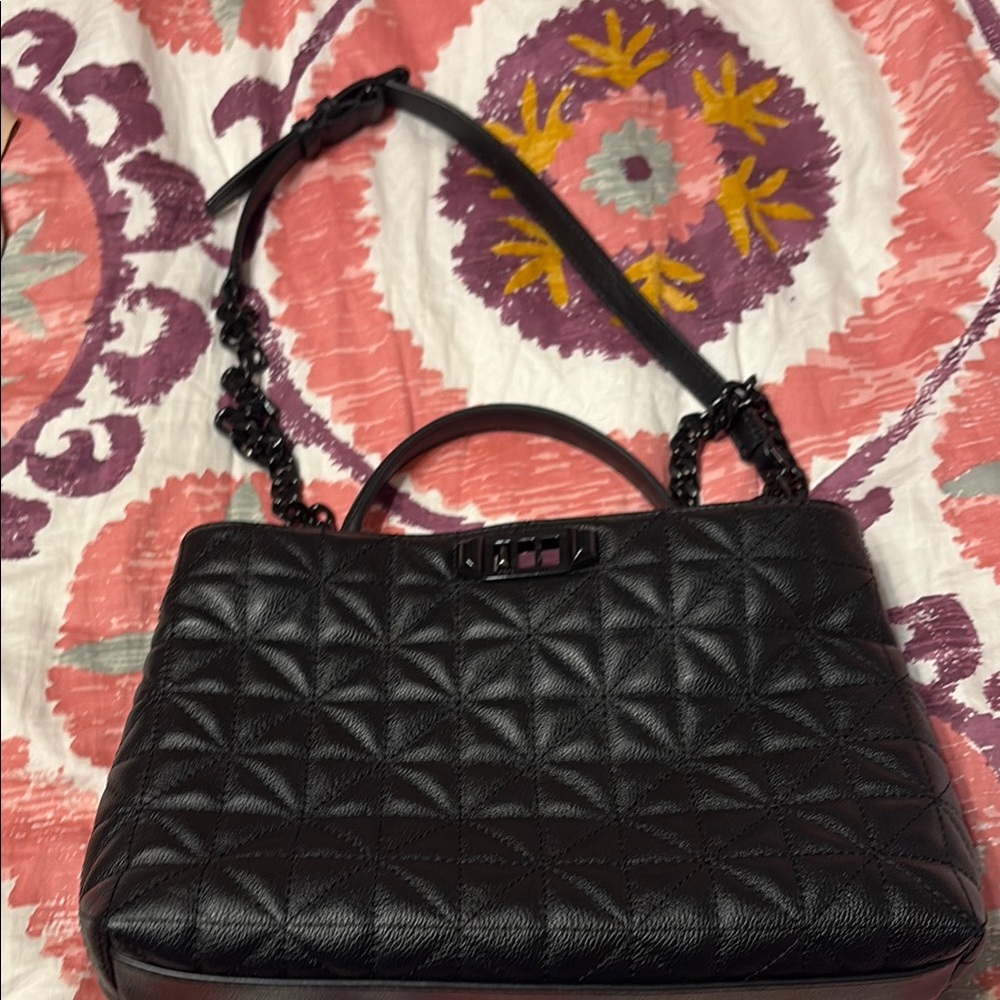 Rebecca Minkoff Black Quilted Shoulder Bag